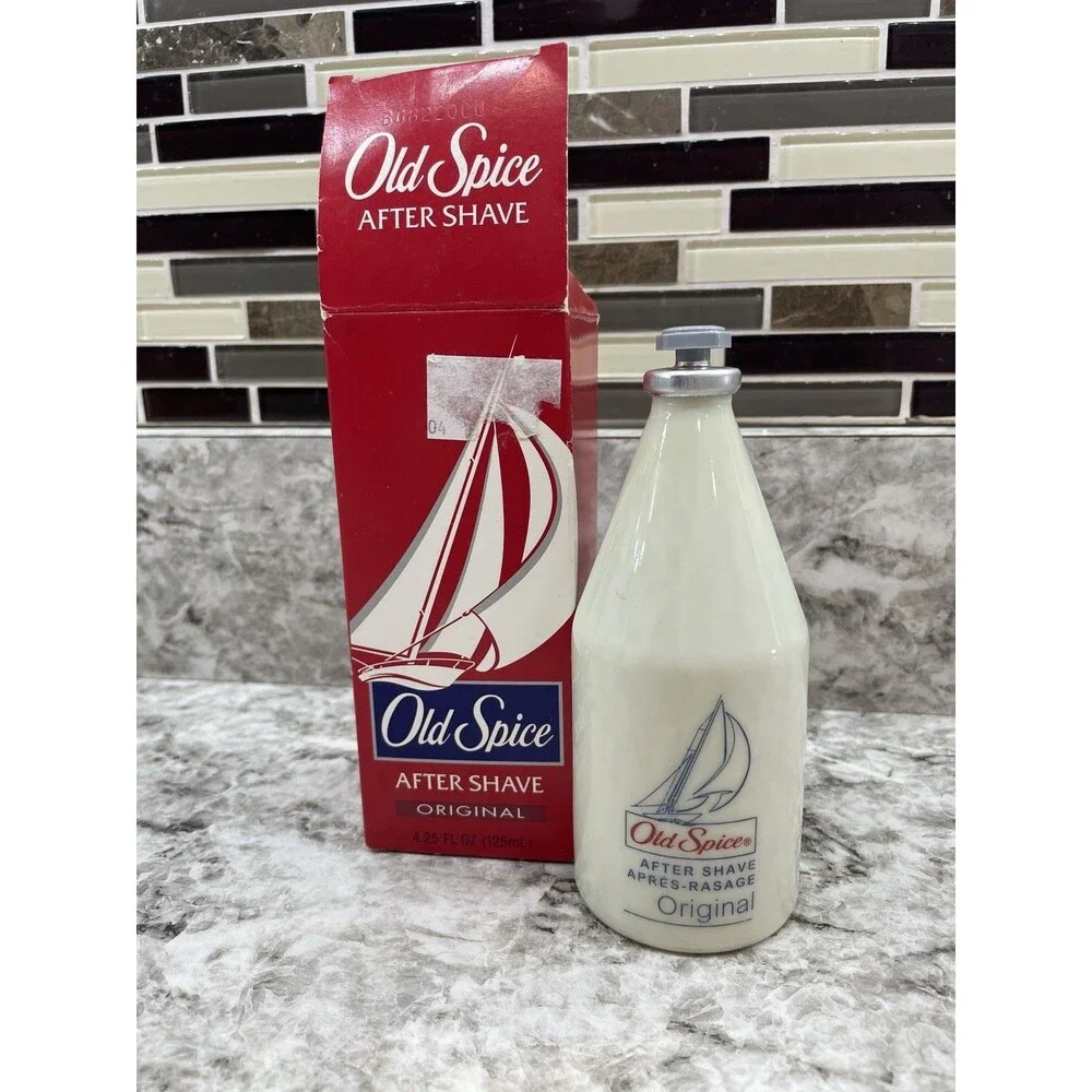 Vintage 100% Full Old Spice AFTER SHAVE 4.25 Fl. Oz New NIB